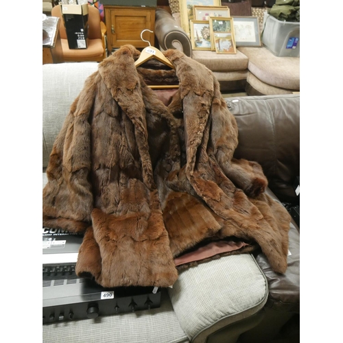 491 - 2 FUR COATS