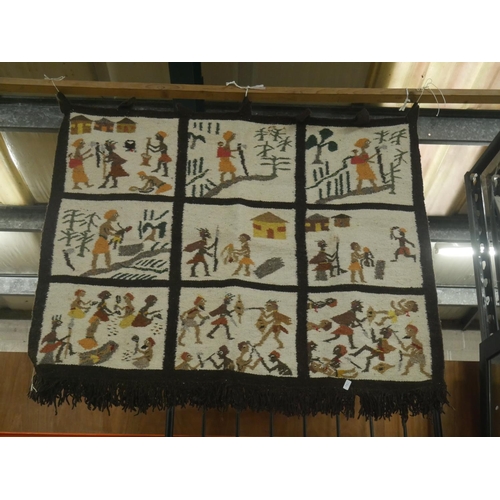 881 - AFRICAN WALL HANGING