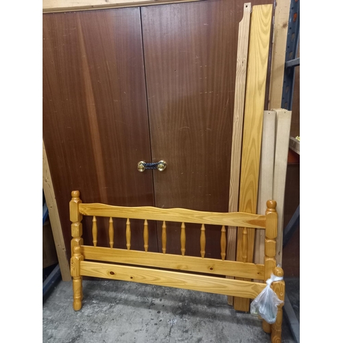 883 - PINE DOUBLE BED