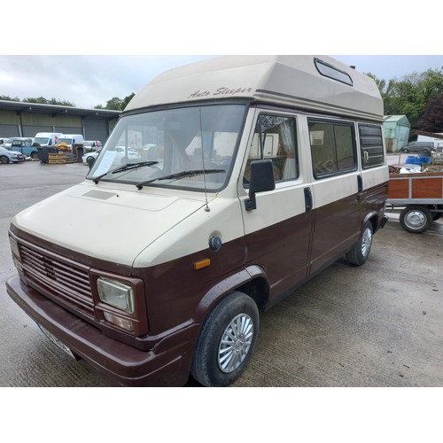 23 - TALBOT EXPRESS CAMPER VAN 1986 DIESEL 2.5L ENGINE - RUNNING