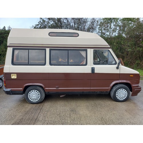 23 - TALBOT EXPRESS CAMPER VAN 1986 DIESEL 2.5L ENGINE - RUNNING