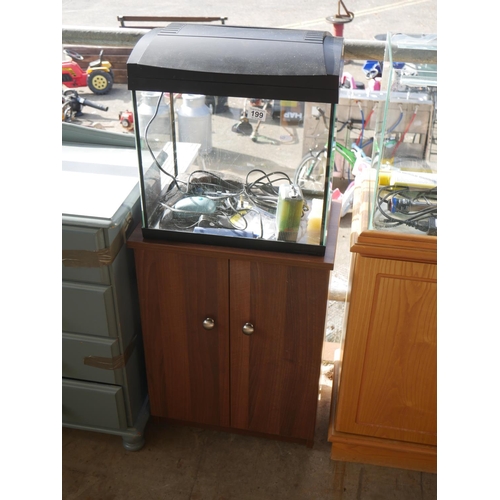 199 - FISH TANK ON STAND