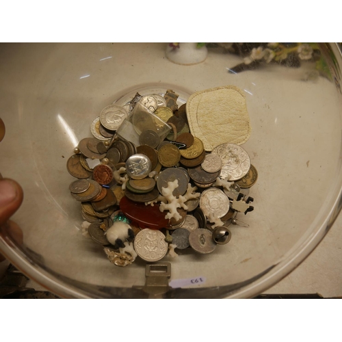 862 - BOWL OF COINS