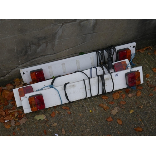 132 - 3 TRAILER LIGHT BOARDS