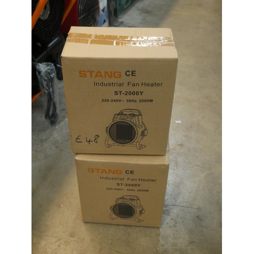 243 - 2 NEW ELECTRIC HEATERS