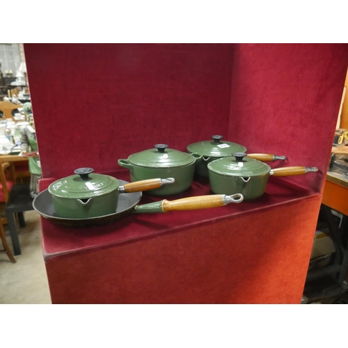 254 - LOT OF LE CREUSET PANS
