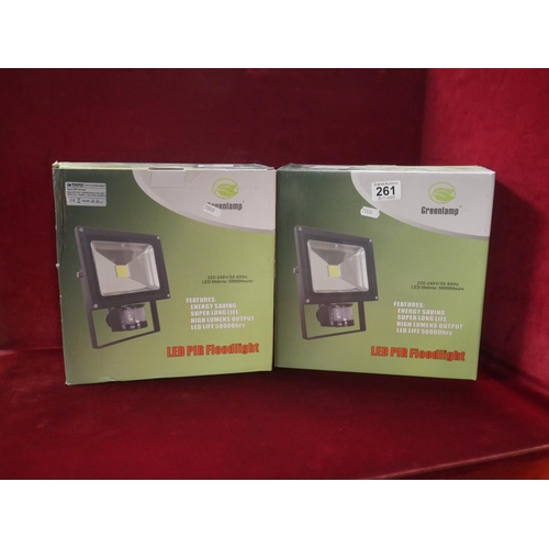 261 - 2 NEW LED FENCER LIGHTS