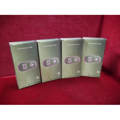 268 - 4 NEW EMERGENCY LED LIGHTS