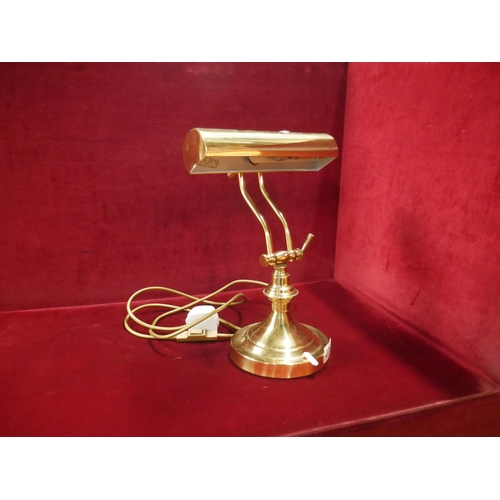 276 - BRASS DESK LAMP