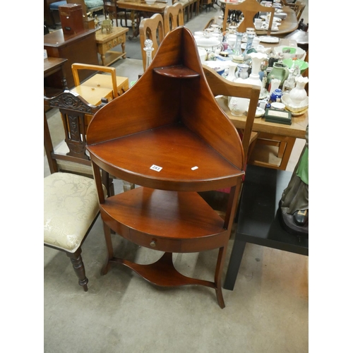 283 - VICTORIAN CORNER WASH STAND