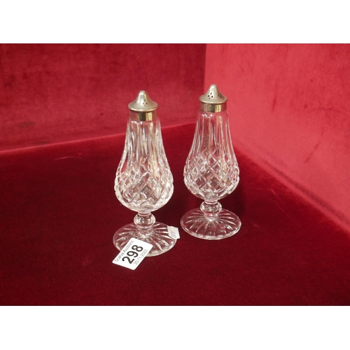 298 - WATERFORD SALT & PEPPER