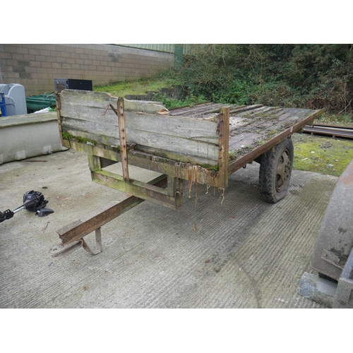 3 - SINGLE AXLE HAY TRAILER