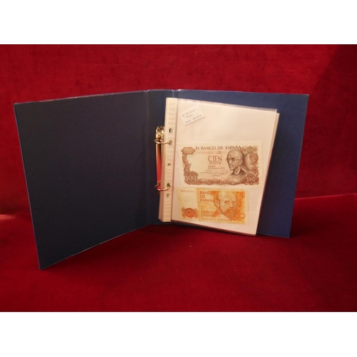 352 - ALBUM OF 25 FOREIGN BANK NOTES