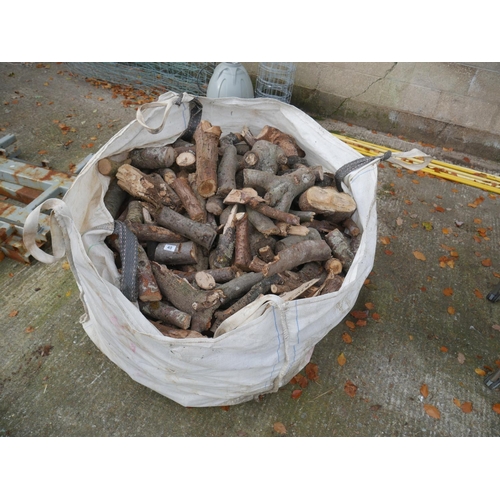 40 - TOTE BAG OF FIREWOOD