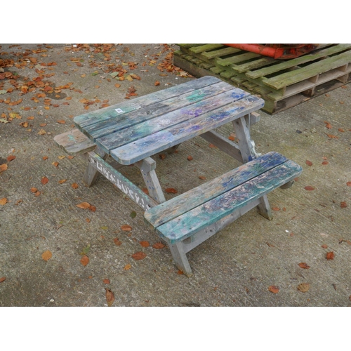 45 - CHILDS PICNIC BENCH