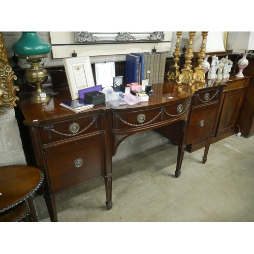 515 - ADAMS STYLE MAHOGANY SIDEBOARD