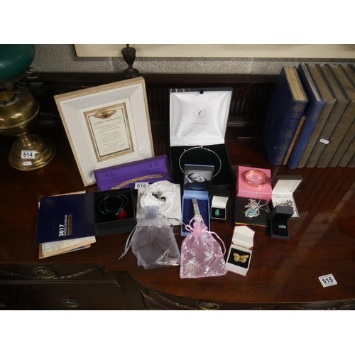 516 - LOT OF JEWELLERY ETC