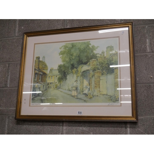 535 - FRAMED PRINT