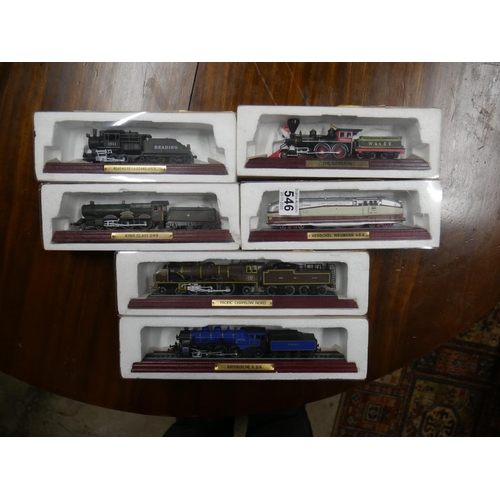 546 - LOT OF MODEL TRAINS