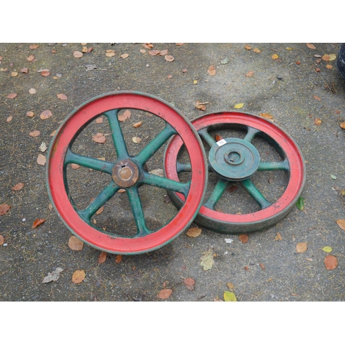 78 - 2 METAL WHEELS