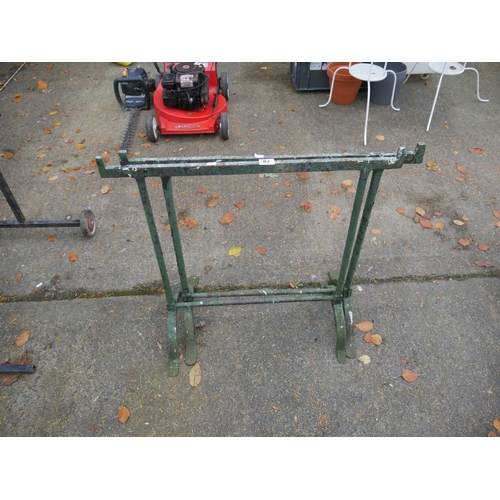 82 - PAIR OF BLACKSMITS TRESTLES