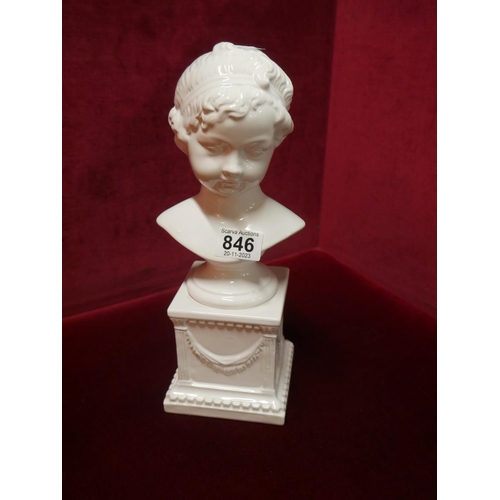 846 - CERAMIC BUST