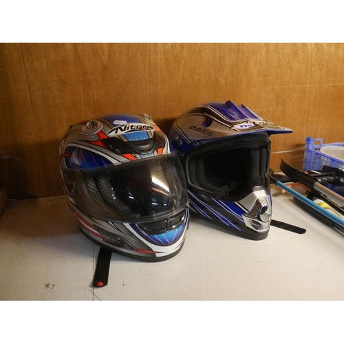 880 - 2 HELMETS