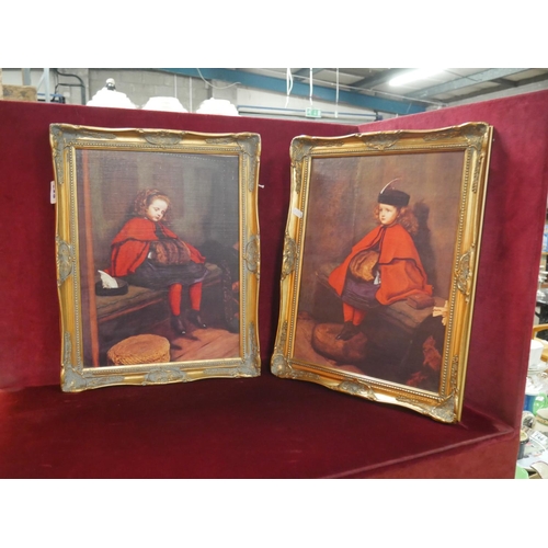 882 - 2 GILT FRAMED PICTURES