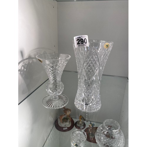 290 - 2 TYRONE VASES