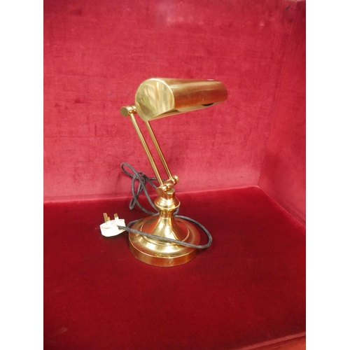 181 - BRASS DESK LAMP