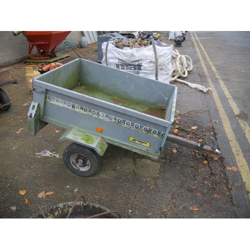 26 - SMALL GALVANISED TRAILER