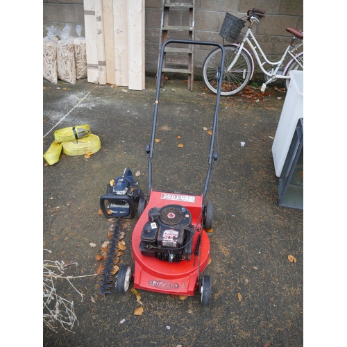 50 - LAWNMOWER & HEDGE TRIMMER FOR SPARES OR REPAIRS