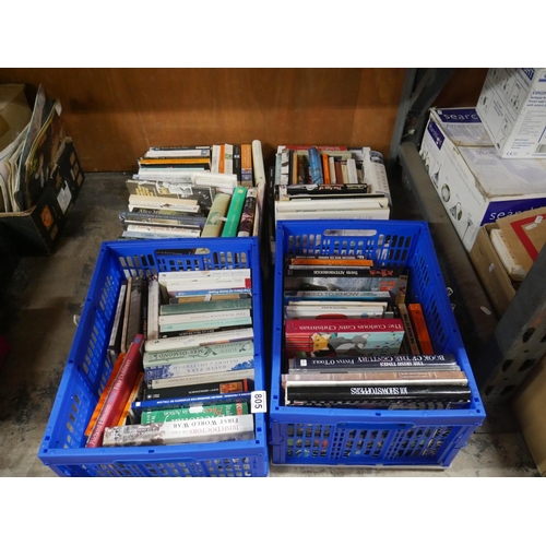 805 - 4 CRATES OF BOOKS