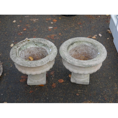 88 - 2 CONCRETE PLANTERS