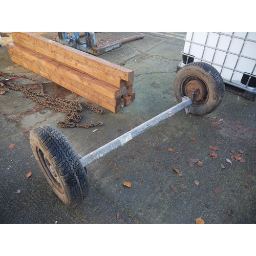 68 - TRAILER AXLE