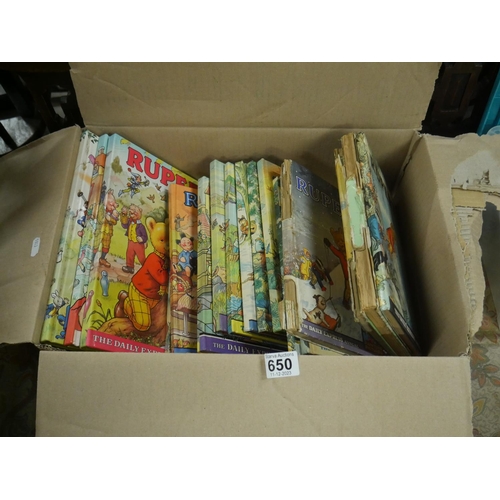 650 - BOX OF ANNUALS