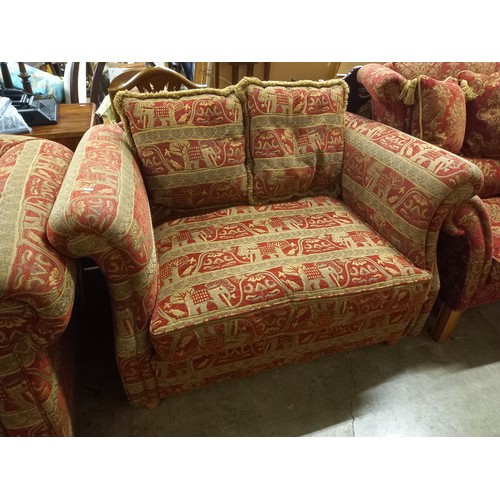 550 - 2 FABRIC SOFAS