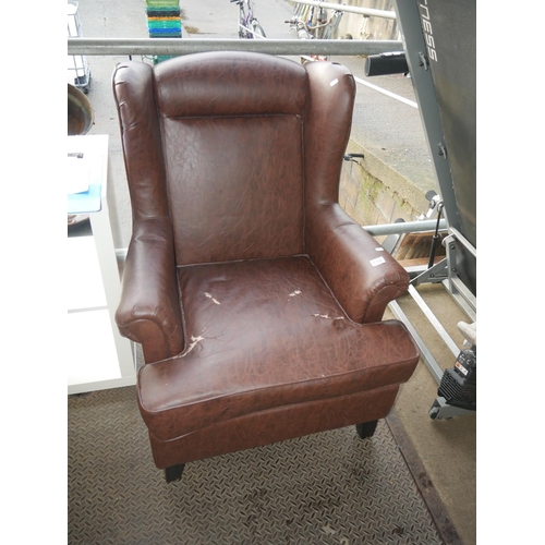 110 - WING BACK CHAIR FOR RESTORATION