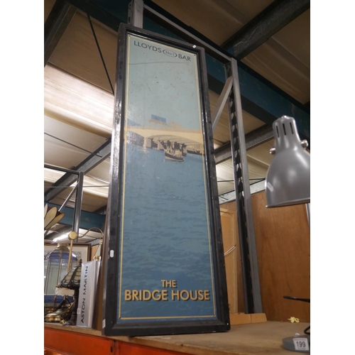 201 - LLOYD BAR DOUBLE SIDED SIGN