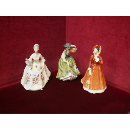 243 - 3 DOULTON FIGURINES