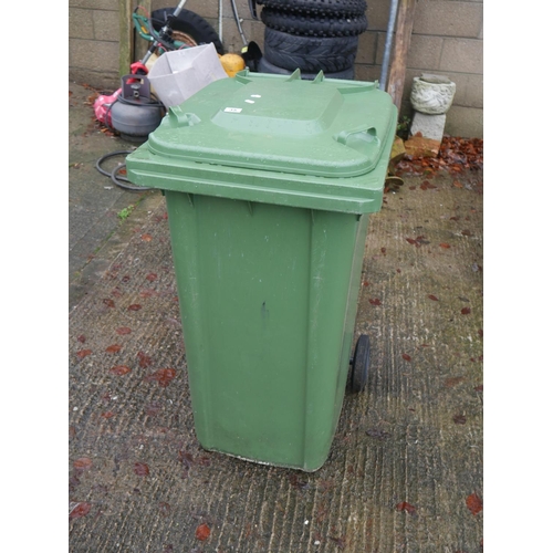 35 - GREEN WHEELIE BIN