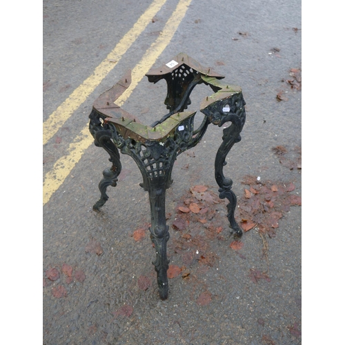 54 - CAST IRON TABLE BASE - NO BOLTS