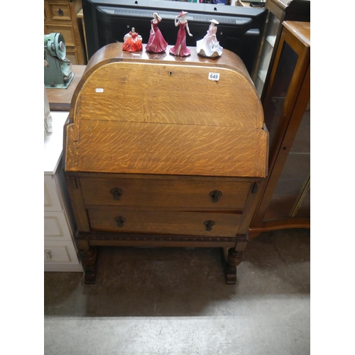 649 - VINTAGE OAK BUREAU