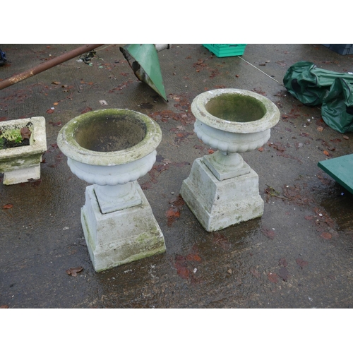 70 - 2 CONCRETE PLANTERS