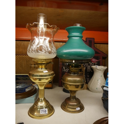 710 - 2 OIL LAMPS