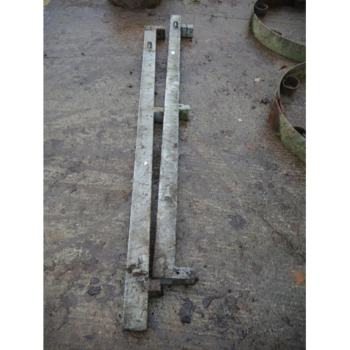 9 - 2 GALVANISED POSTS