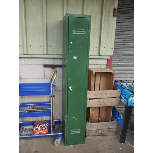 98 - STEEL LOCKER CABINET WITH KEY