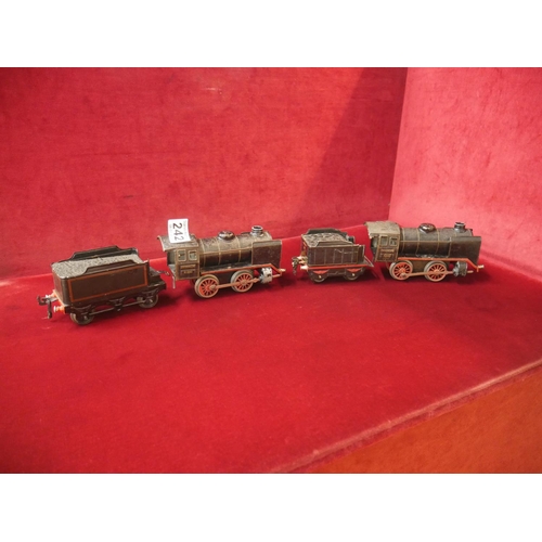 242 - 2 MARKLIN R80 LOCOMOTIVES PLUS 2 MARKLIN TENDERS