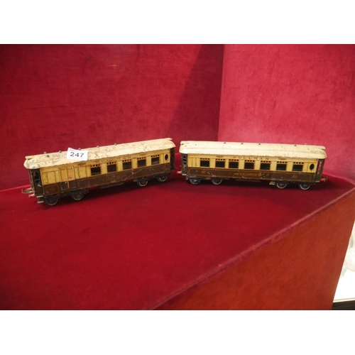 247 - 2 MODEL PULLMAN CARRIAGES