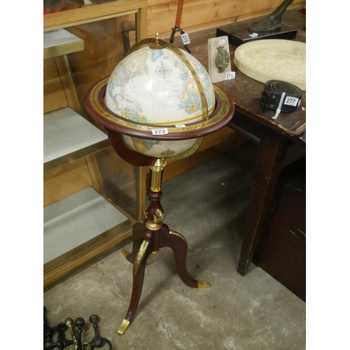 272 - GLOBE ON STAND